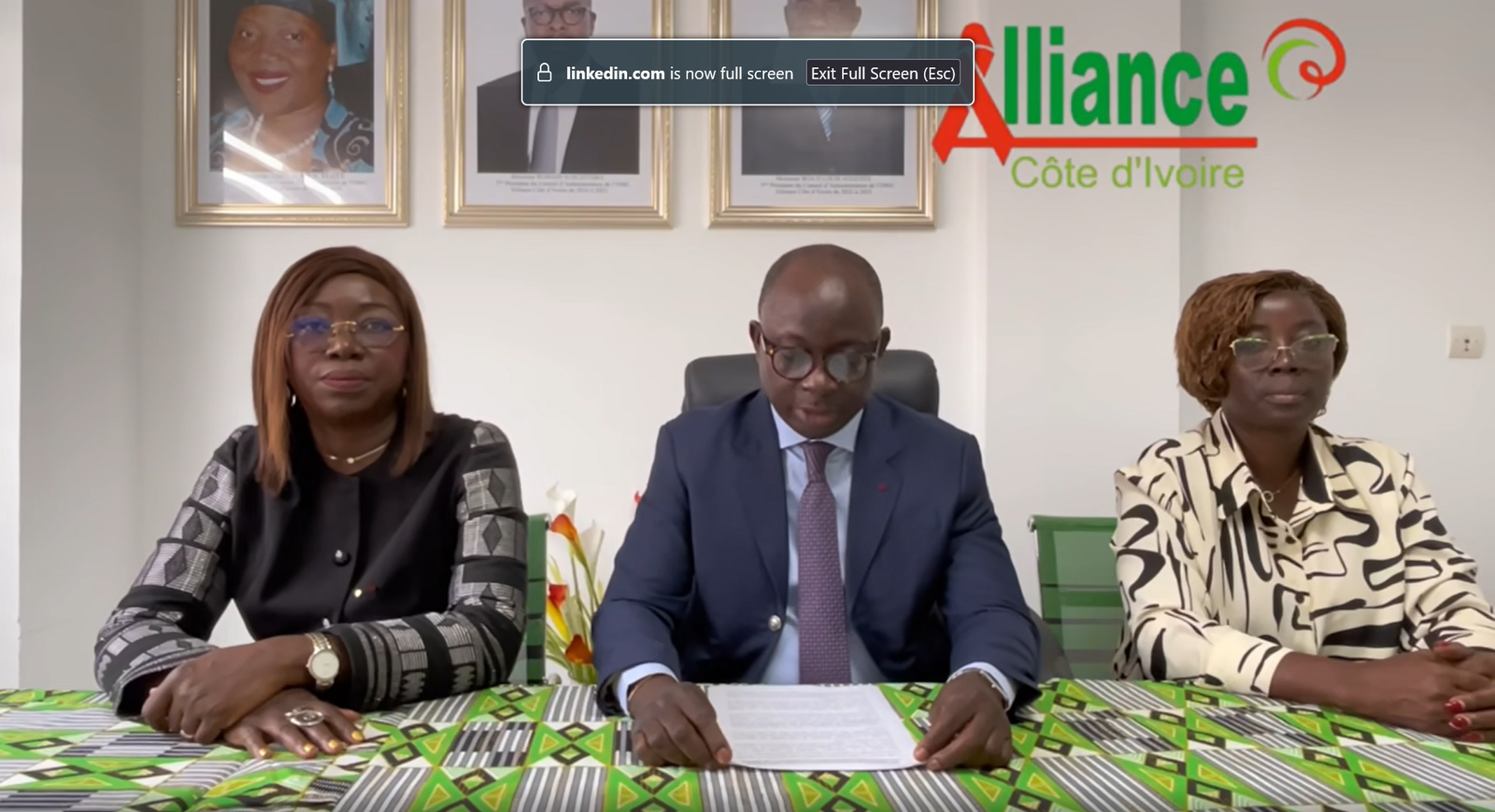 Déclaration solennelle de l’ONG Alliance Côte d’Ivoire sur l’égalité des chances